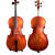 
                                                                                纯实木手工大提琴儿童初学练习考级音质标准老师推荐全套 3/4枣红                